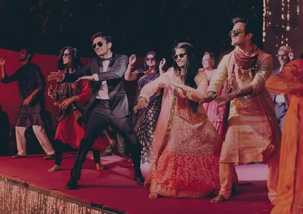 Family sangeet choreographed by Buskers